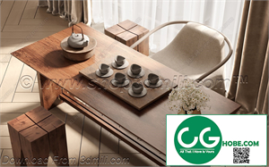 Tea Room 32 3D Model